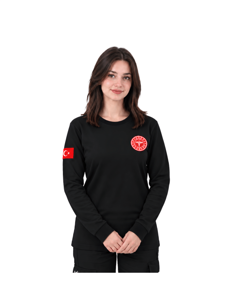 0 Yaka 112 Pamuklu Penye Uzun Kol Rahat Yaka
